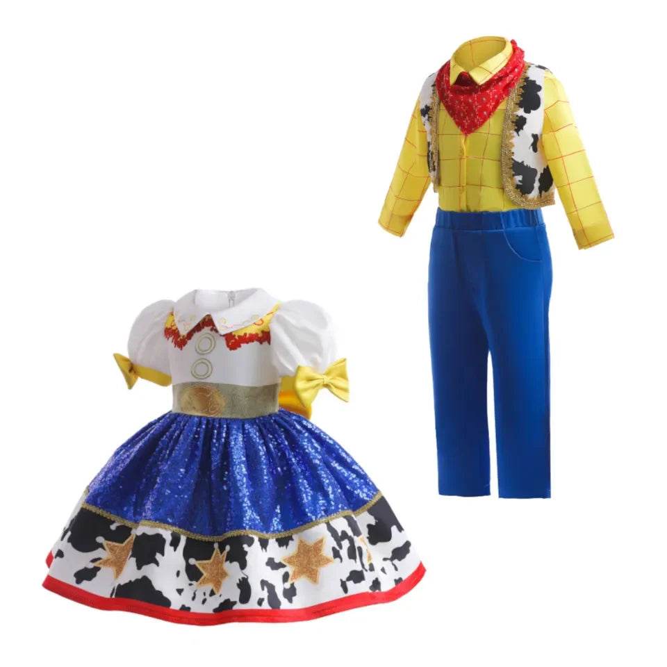 Premium Kids Costume Toy Story Jessie Dress For Girls - ToylandEU