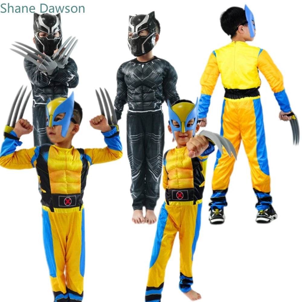 Premium Kids Costume Wolverine Claws and Mask for Boys - ToylandEU