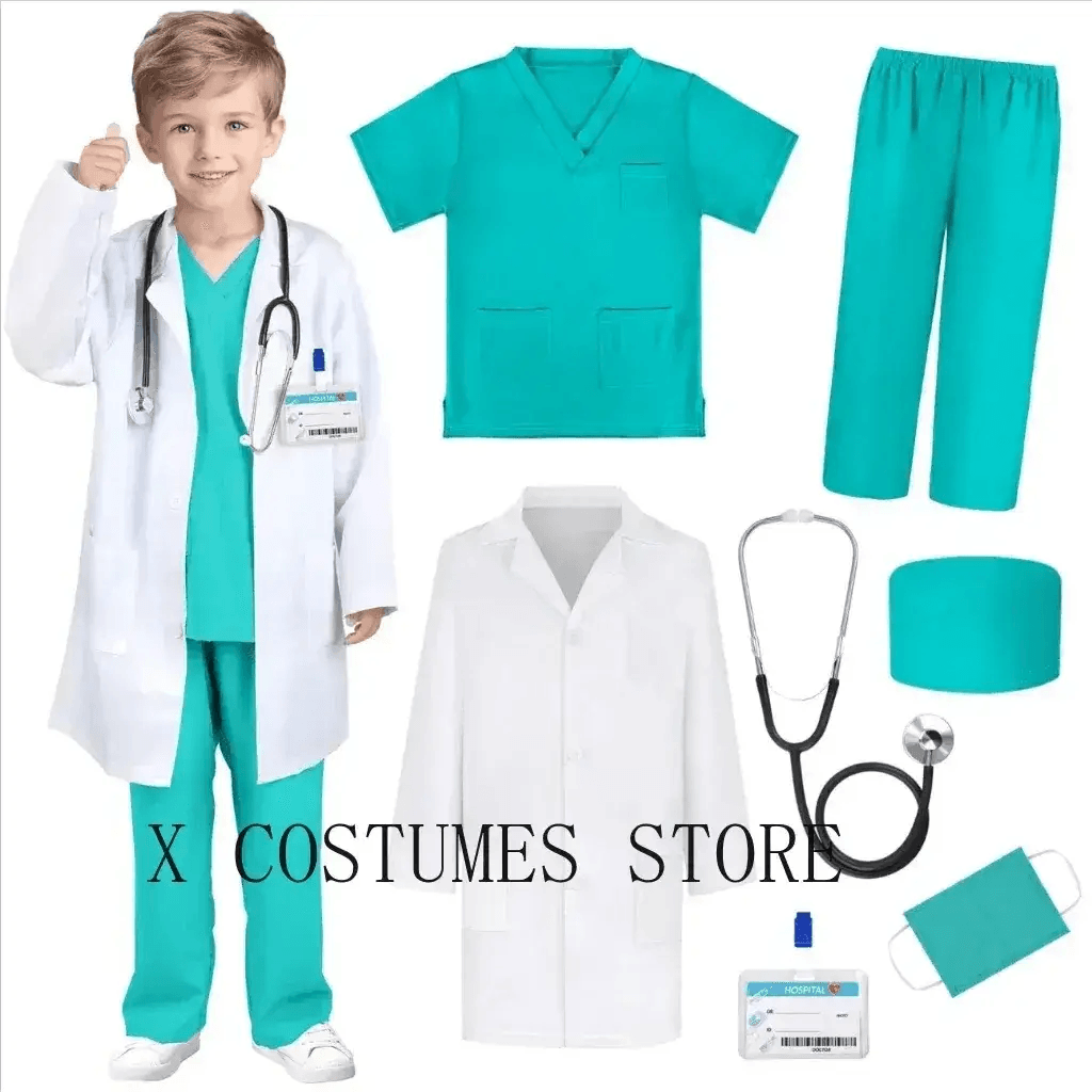  Premium Kids Doctor Costume Set Stethoscope Toyland EU -  ToylandEU™