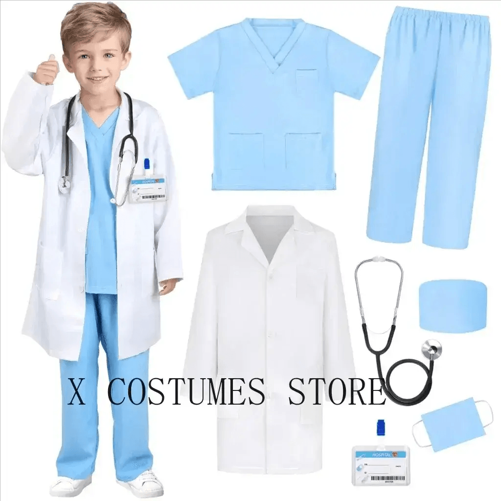 Premium Kids Doctor Costume Set Stethoscope Toyland EU -  ToylandEU™