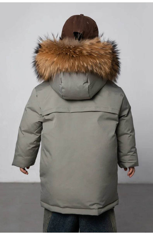 Premium Kids Down Jacket Hooded Insulated For All Children - ToylandEU