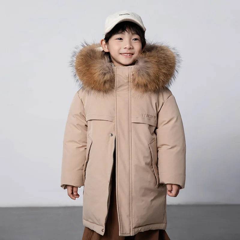 Premium Kids Down Jacket Hooded Insulated For All Children - ToylandEU