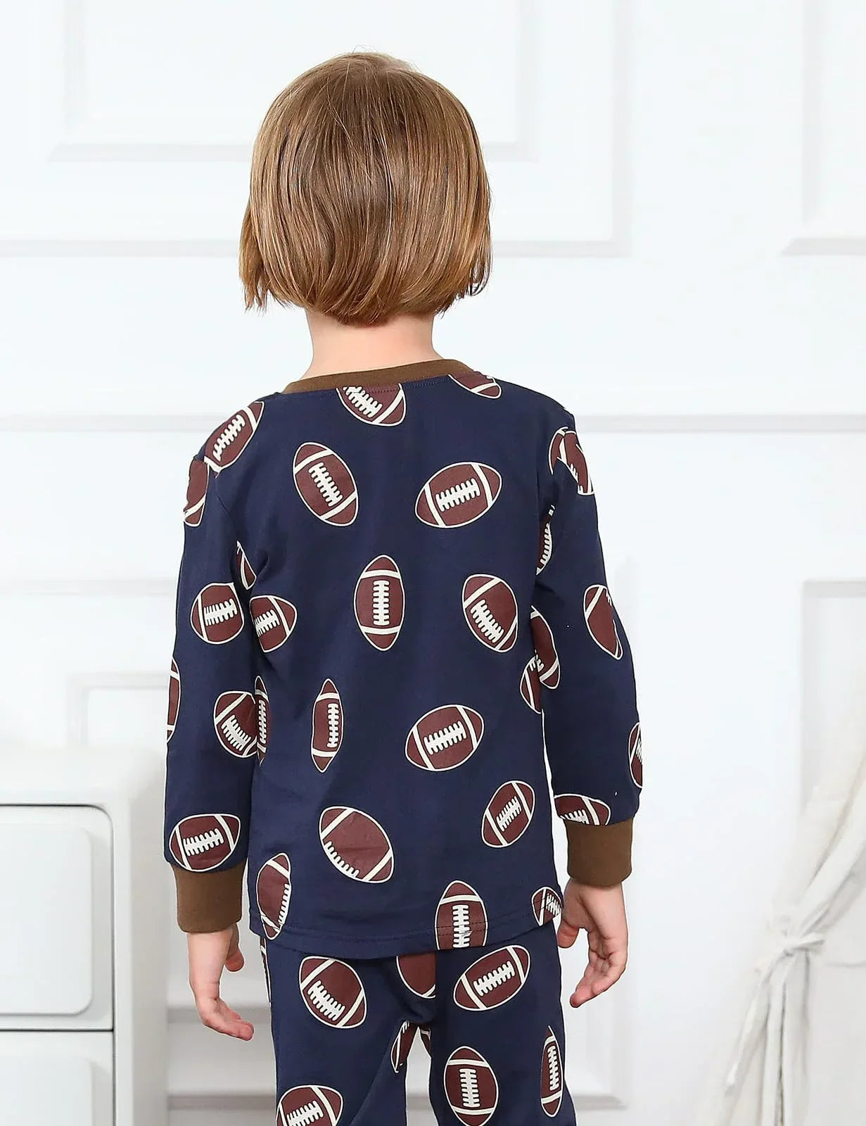 Premium Kids Football Pajama Set With Cotton Spandex For Ages 2 To 14 - ToylandEU