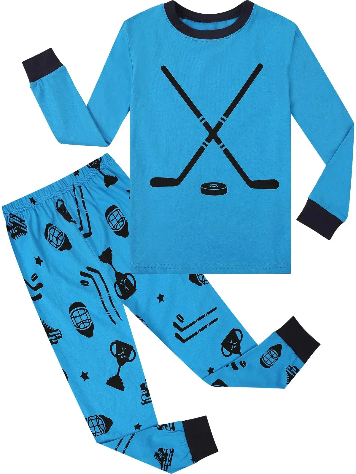 Premium Kids Football Pajama Set With Cotton Spandex For Ages 2 To 14 - ToylandEU