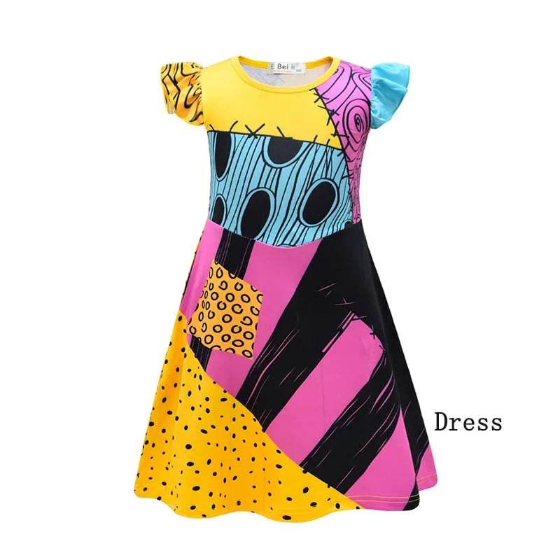 Premium Kids Halloween Costume Sally Dress For 7 To 13 - ToylandEU