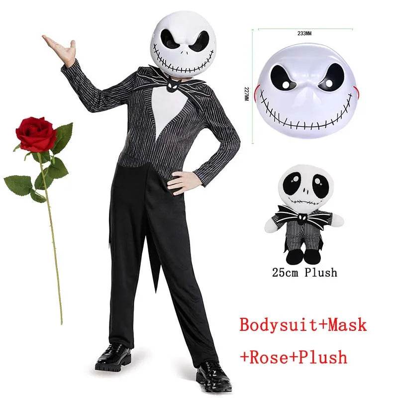 Premium Kids Halloween Costume Sally Dress For 7 To 13 - ToylandEU