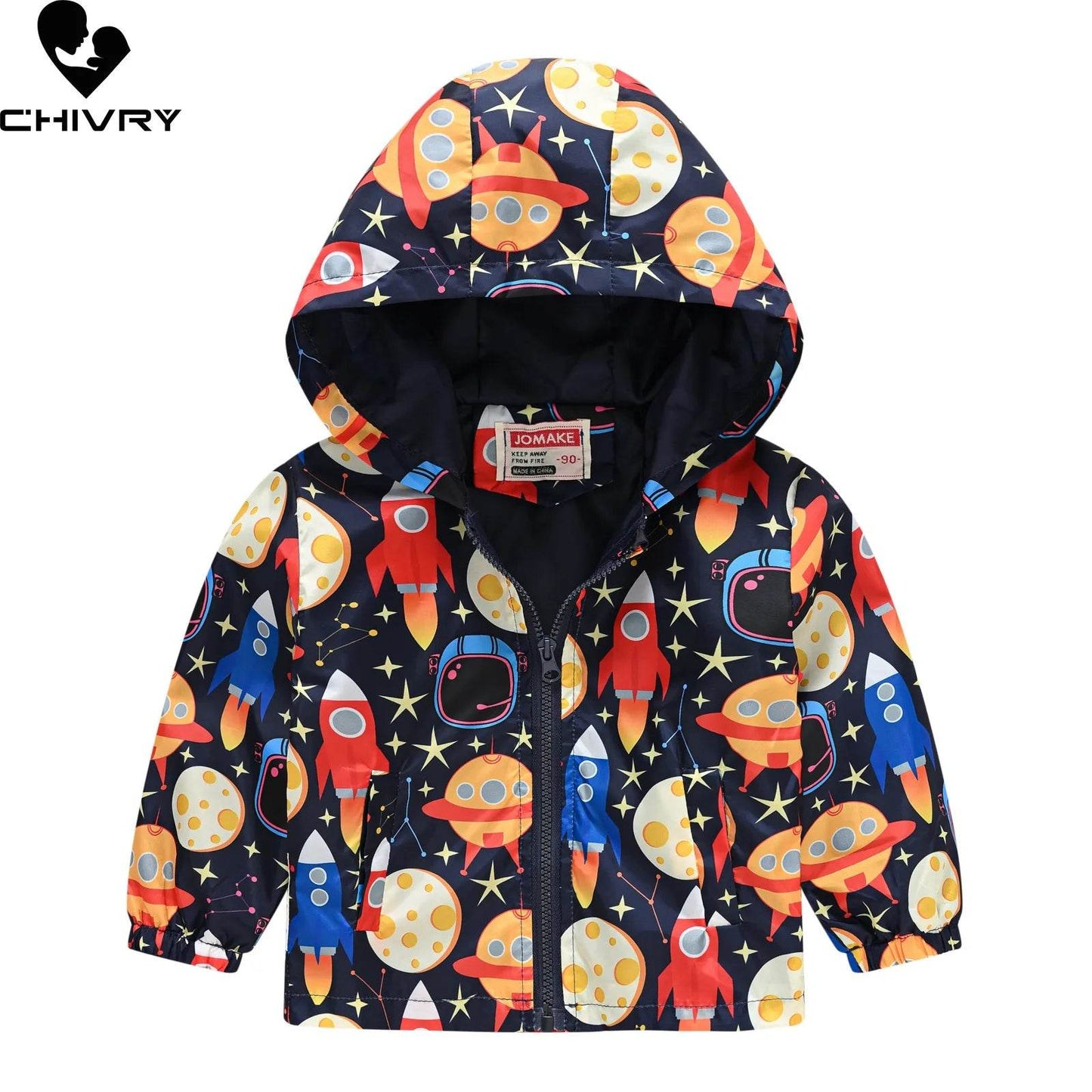 Premium Kids Jacket Cartoon Dinosaur Print For Kids - ToylandEU