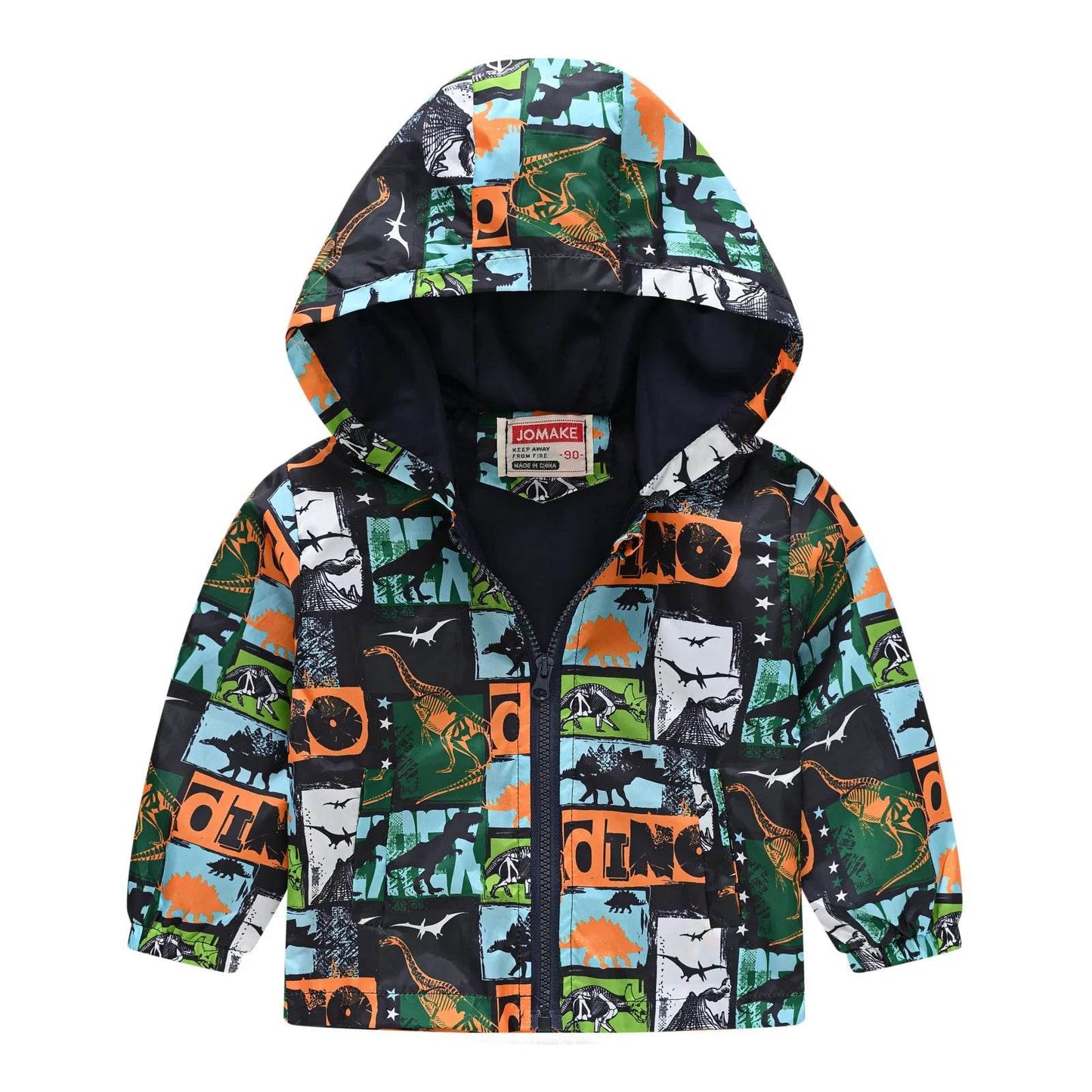 Premium Kids Jacket Cartoon Dinosaur Print For Kids - ToylandEU