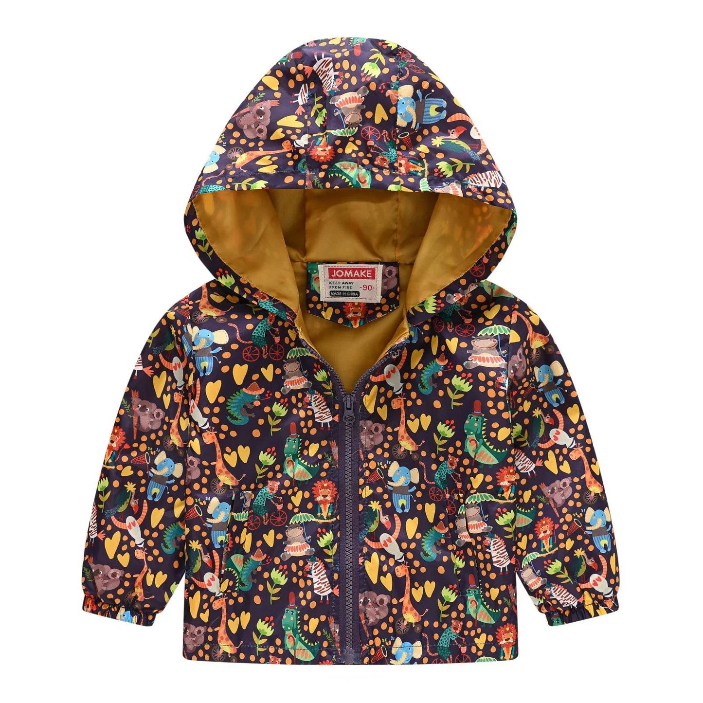 Premium Kids Jacket Cartoon Dinosaur Print For Kids - ToylandEU