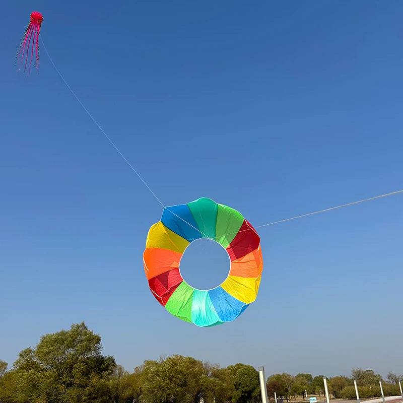 Premium Kids Kite Dragon Spinning Soft Handle Outdoor - ToylandEU