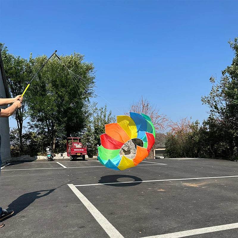 Premium Kids Kite Dragon Spinning Soft Handle Outdoor - ToylandEU