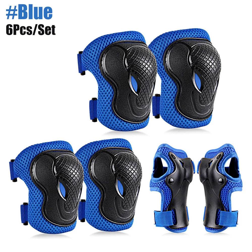 Premium Kids Knee Pads Elbow Guards 6Pcs For Cycling - ToylandEU