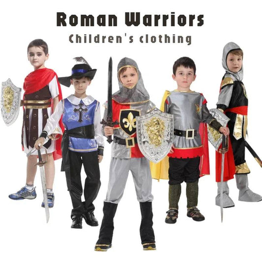 Premium Kids Knight Costume With Medieval Armor For Boys - ToylandEU