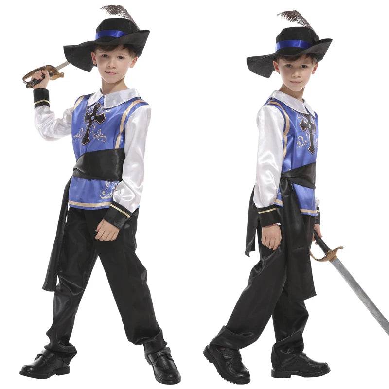 Premium Kids Knight Costume With Medieval Armor For Boys - ToylandEU
