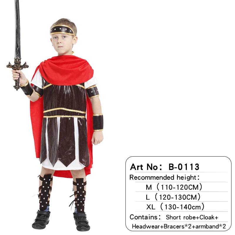 Premium Kids Knight Costume With Medieval Armor For Boys - ToylandEU