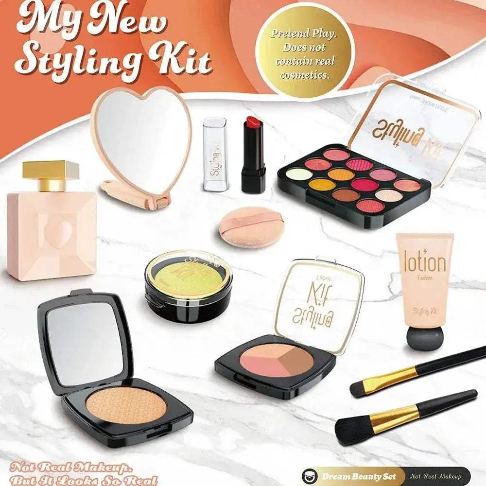 Premium Kids Makeup Toy Set with Realistic Accessories for Girls Aged 6 to 12 Years - ToylandEU
