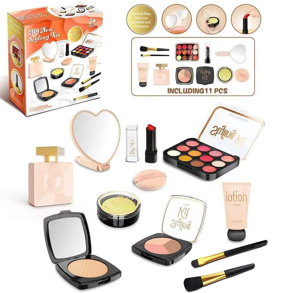 Premium Kids Makeup Toy Set with Realistic Accessories for Girls Aged 6 to 12 Years - ToylandEU