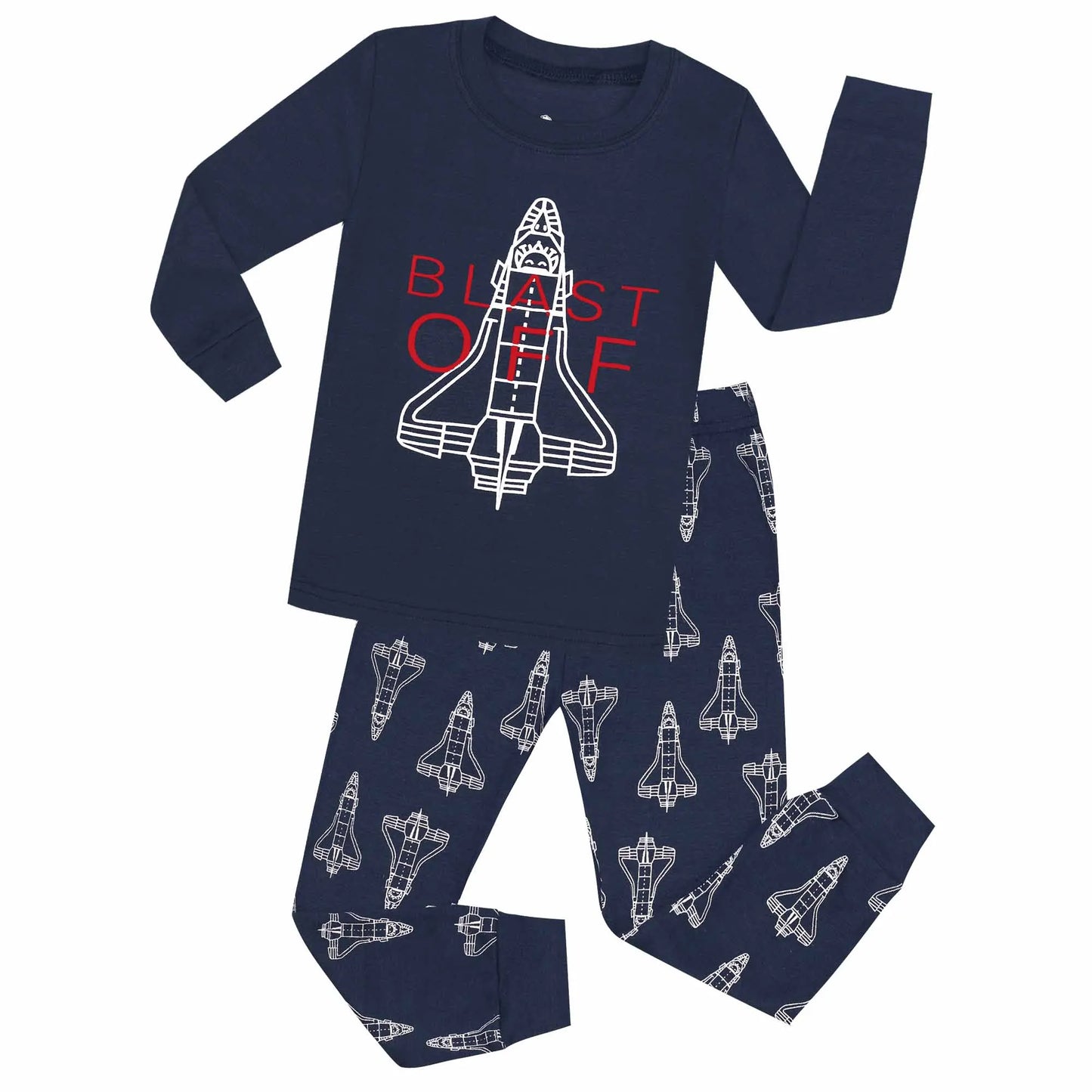 Premium Kids Pajama Sets 100 Percent Cotton Knit Cozy Nightwear For Boys Ages 4 To 6 - ToylandEU