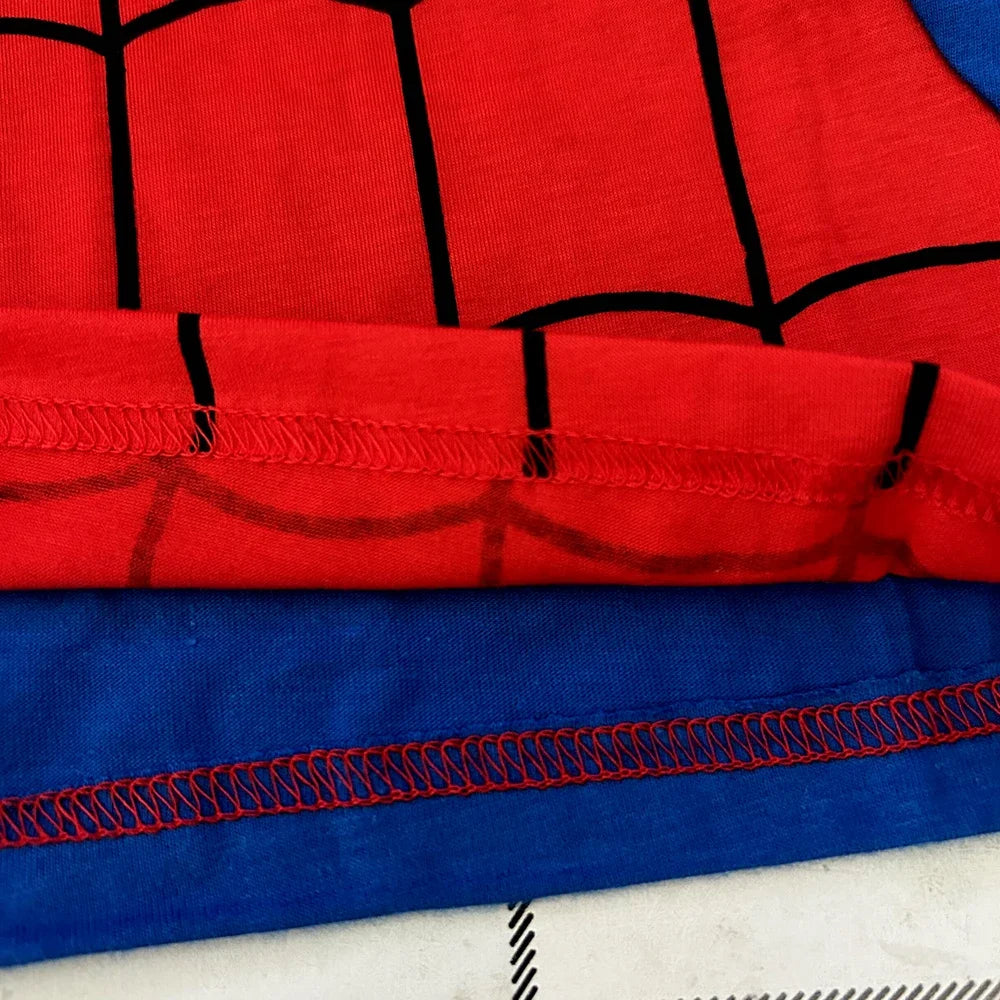 Premium Kids Pajamas Set Featuring Spiderman And Hulk Cartoon Long Sleeve Sleepwear Unisex Size 2 To 7T Free Shipping - ToylandEU