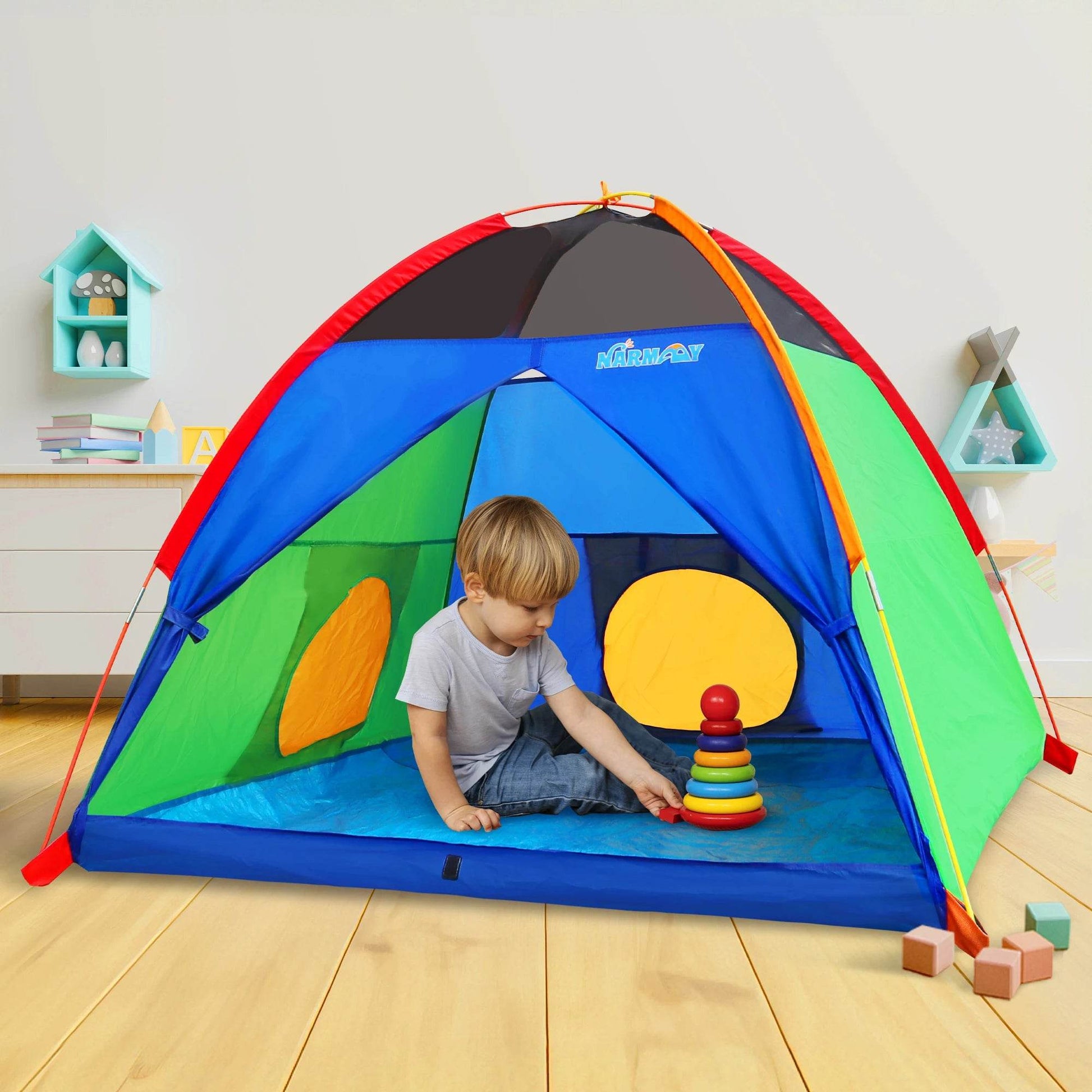 Premium Kids Play Tent Dome Foldable Indoor Outdoor Fun - ToylandEU
