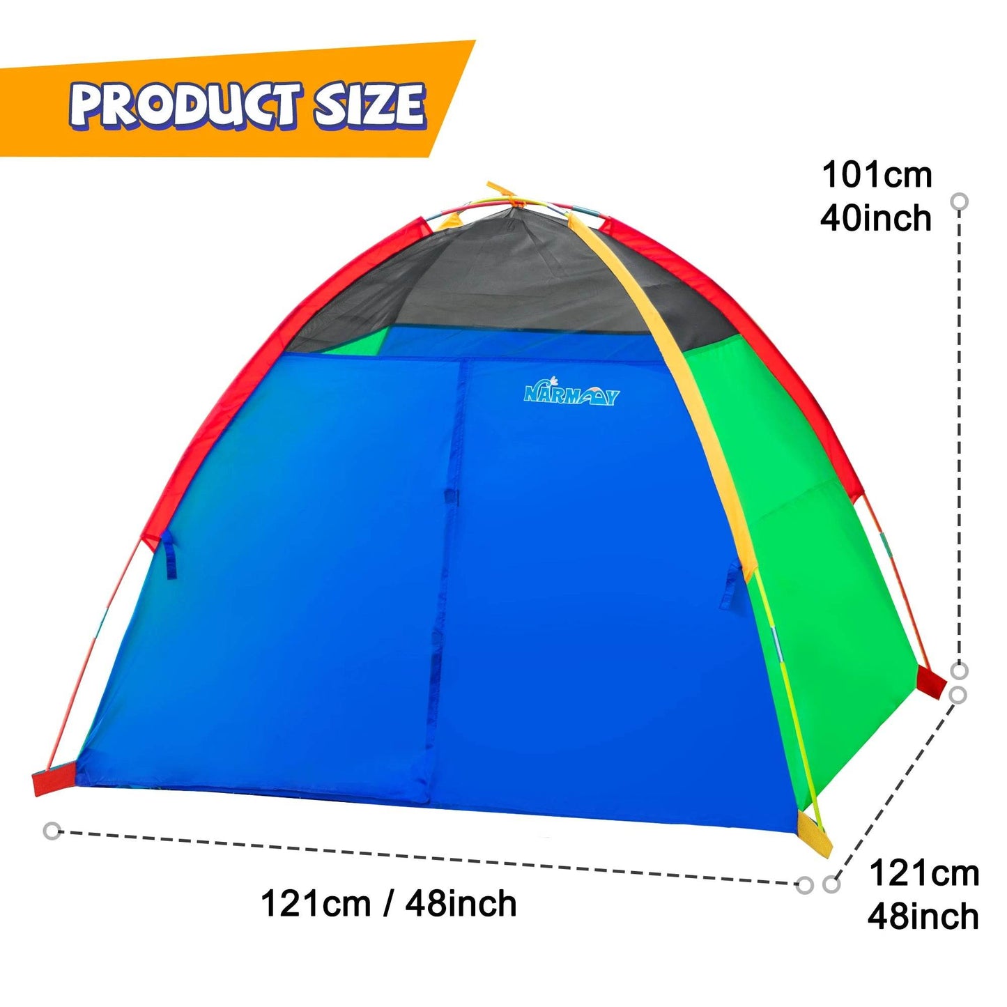 Premium Kids Play Tent Dome Foldable Indoor Outdoor Fun - ToylandEU