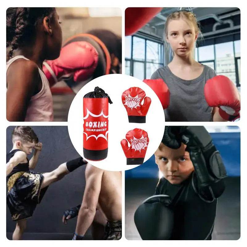 Premium Kids Punching Bag With Boxing Gloves For Kids - ToylandEU
