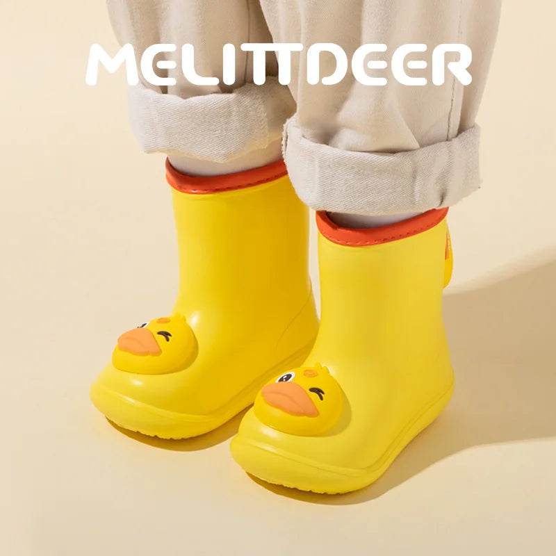 Premium Kids Rain Boots Cartoon Animal Print For Children - ToylandEU