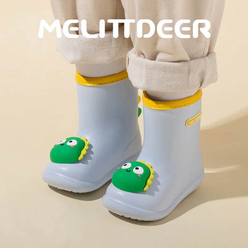 Premium Kids Rain Boots Cartoon Animal Print For Children - ToylandEU