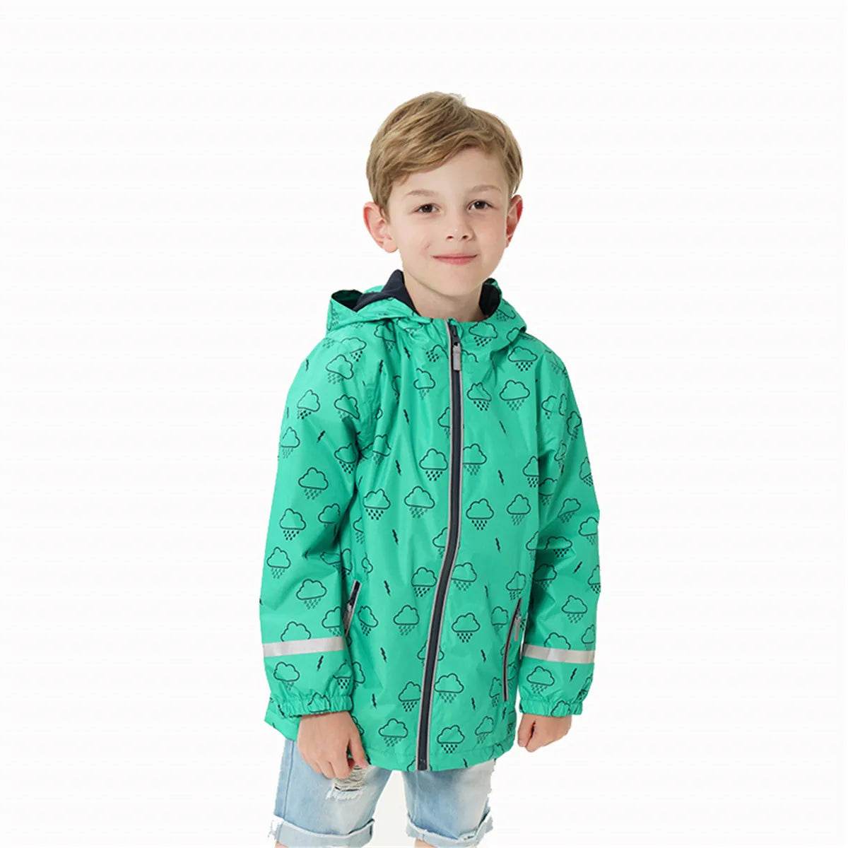 Premium Kids Raincoat Set Hooded Waterproof Unisex - ToylandEU