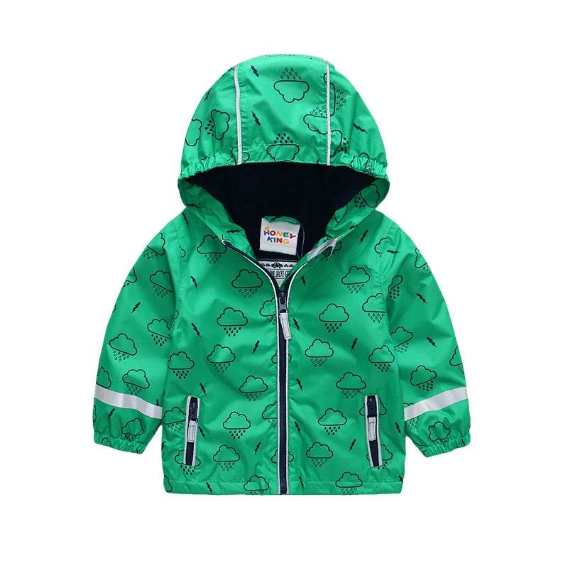 Premium Kids Raincoat Set Hooded Waterproof Unisex - ToylandEU