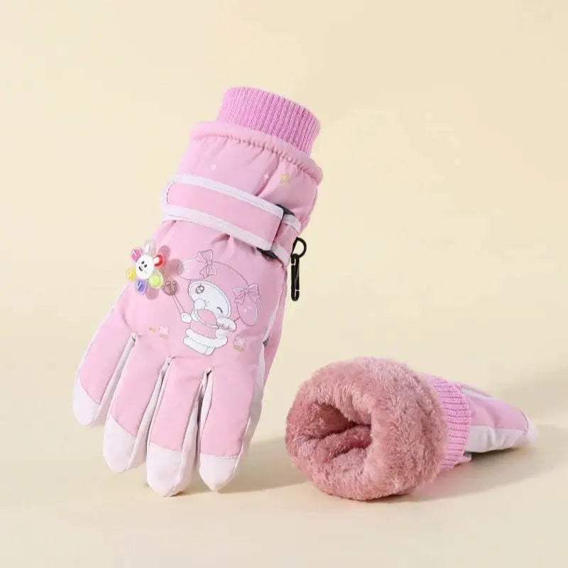  Premium Kids Ski Gloves Waterproof Non Slip 8 14 Toyland EU -  ToylandEU™