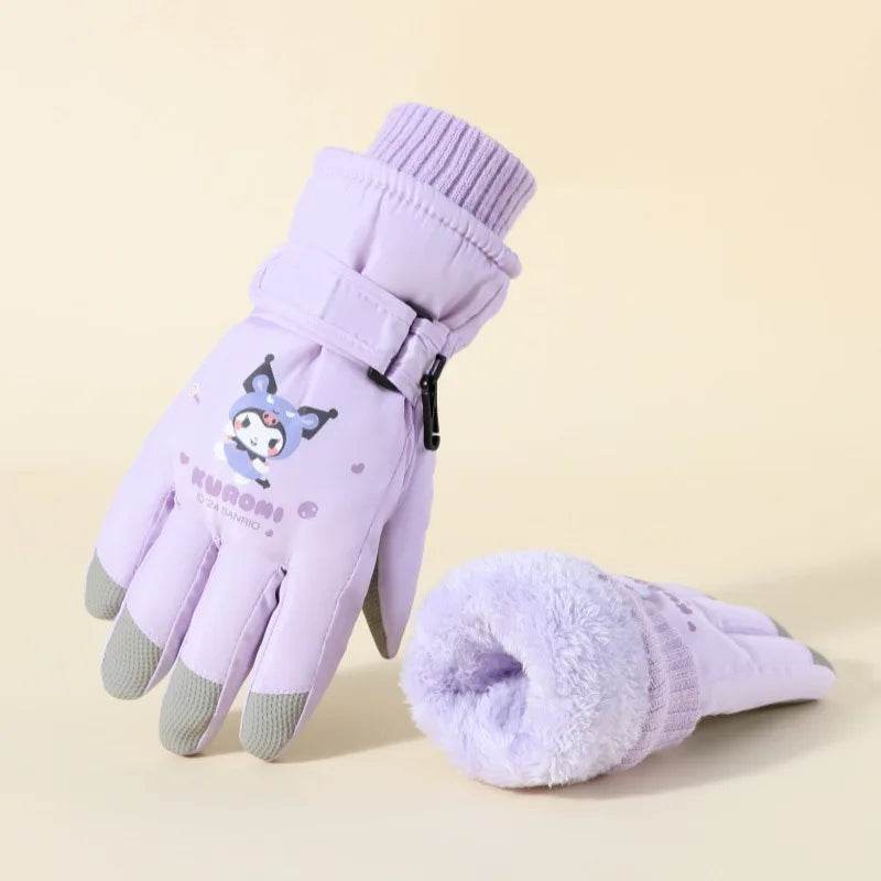 Premium Kids Ski Gloves Waterproof Non Slip 8 To 14 Years - ToylandEU