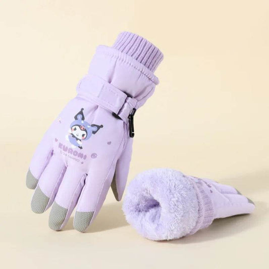 Premium Kids Ski Gloves Waterproof Non Slip 8 To 14 Years - ToylandEU