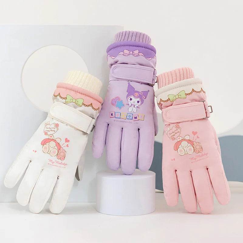 Premium Kids Ski Gloves Waterproof Non Slip 8 To 14 Years - ToylandEU