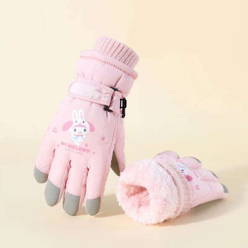 Premium Kids Ski Gloves Waterproof Non Slip 8 To 14 Years - ToylandEU