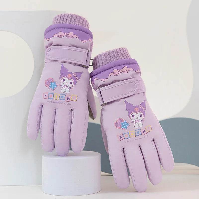 Premium Kids Ski Gloves Waterproof Non Slip 8 To 14 Years - ToylandEU