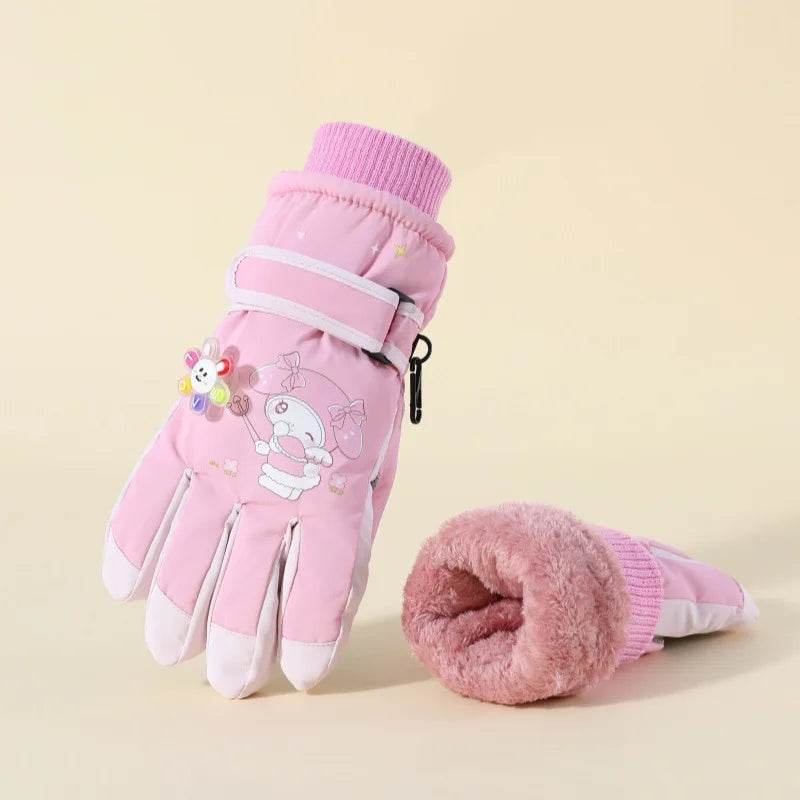 Premium Kids Ski Gloves Waterproof Non Slip 8 To 14 Years - ToylandEU