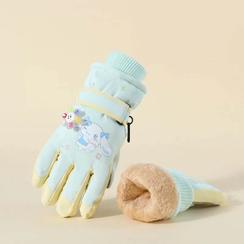 Premium Kids Ski Gloves Waterproof Non Slip 8 To 14 Years - ToylandEU