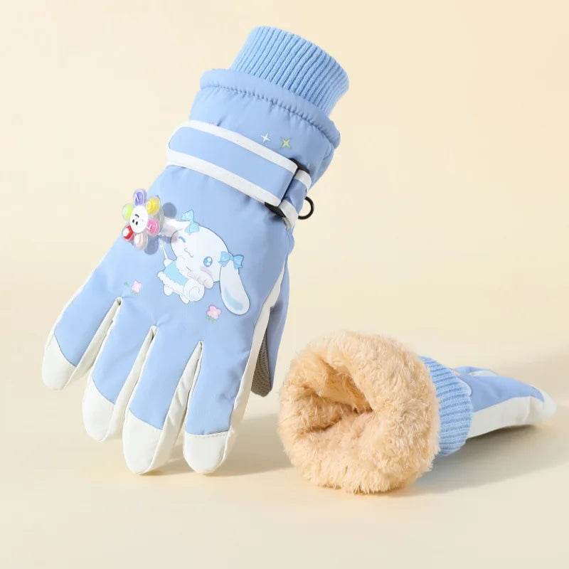 Premium Kids Ski Gloves Waterproof Non Slip 8 To 14 Years - ToylandEU