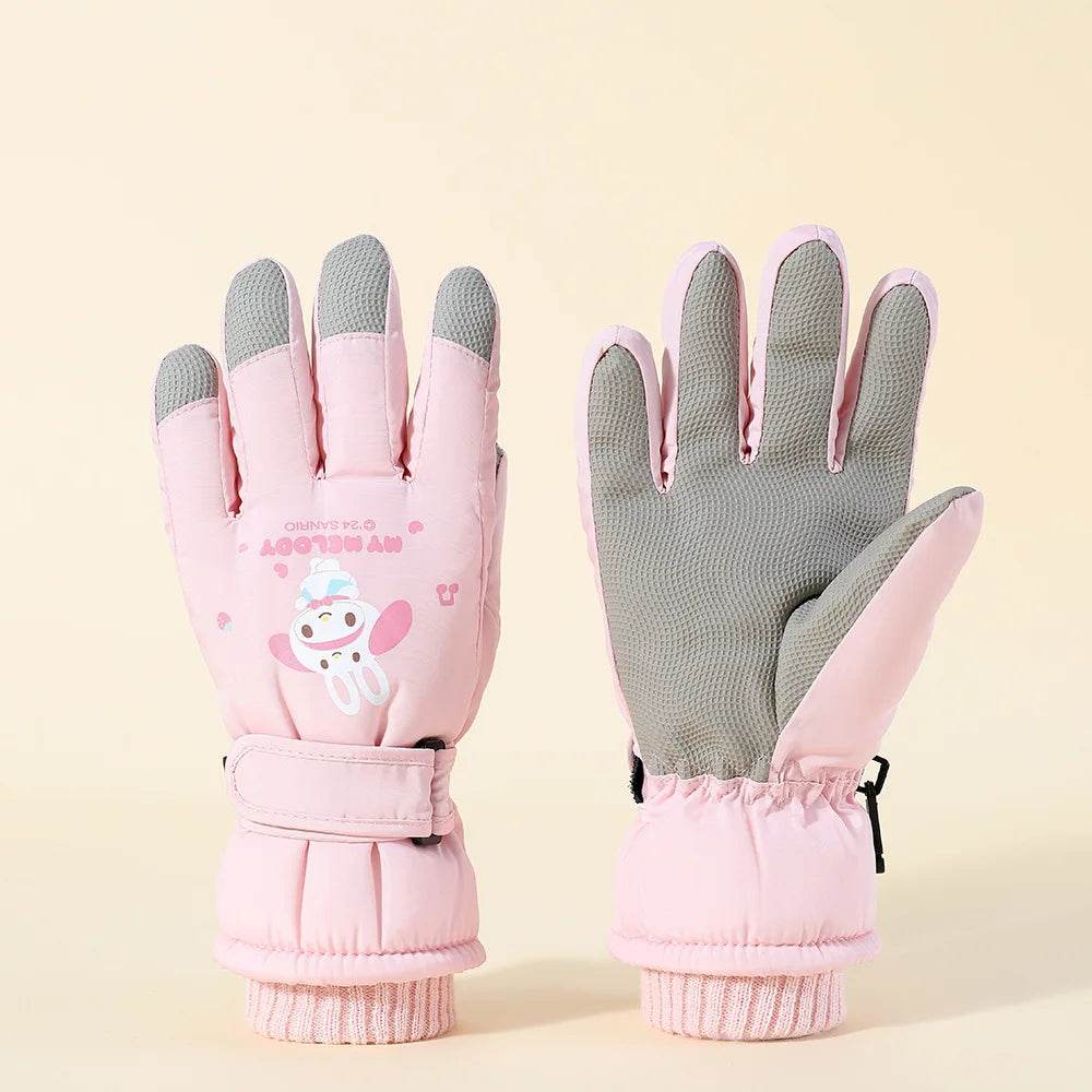 Premium Kids Ski Gloves Waterproof Non Slip 8 To 14 Years - ToylandEU