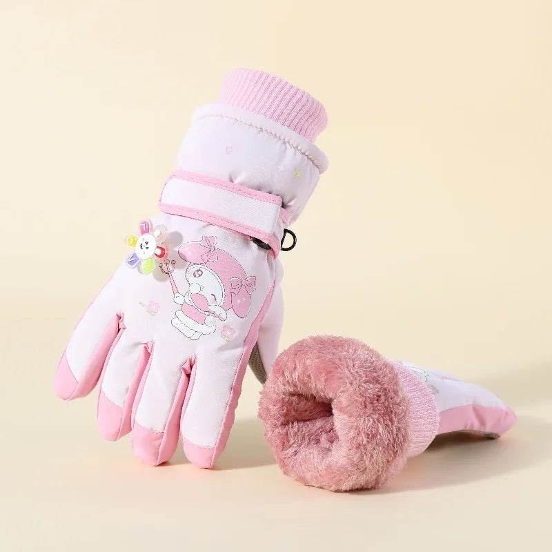 Premium Kids Ski Gloves Waterproof Non Slip 8 To 14 Years - ToylandEU