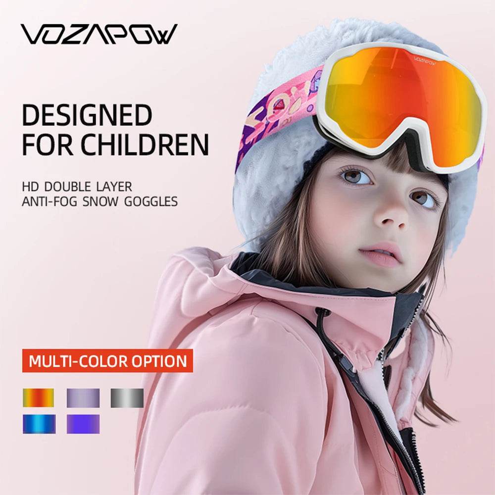 Premium Kids Ski Goggles Anti Fog Double Layer UV400 Snow - ToylandEU