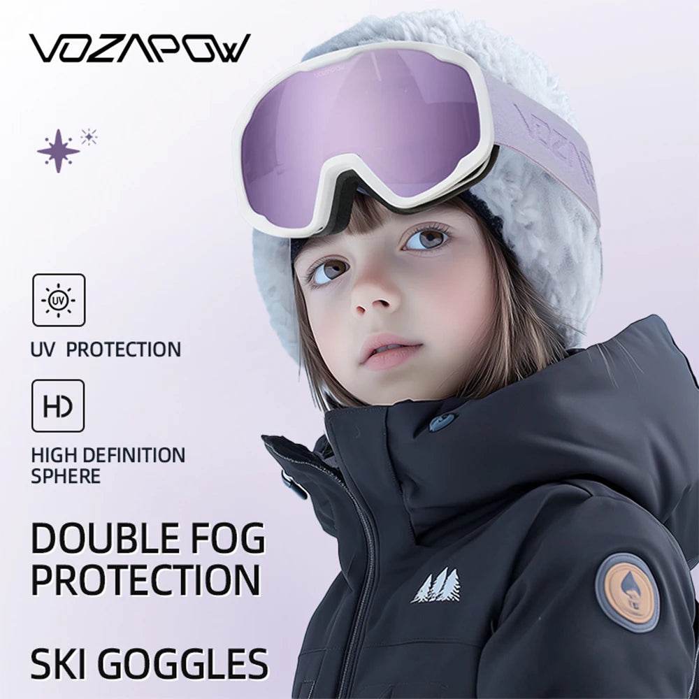 Premium Kids Ski Goggles Anti Fog Double Layer UV400 Snow - ToylandEU