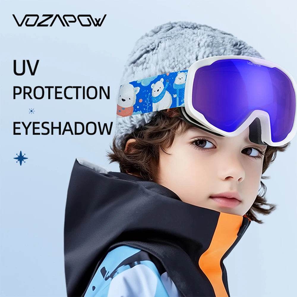 Premium Kids Ski Goggles Anti Fog Double Layer UV400 Snow - ToylandEU