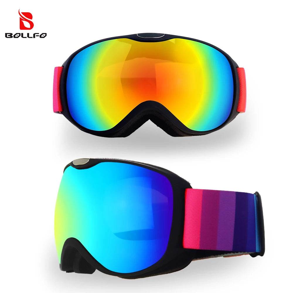 Premium Kids Ski Goggles Anti Fog UV400 For Ages 4 To 14 - ToylandEU