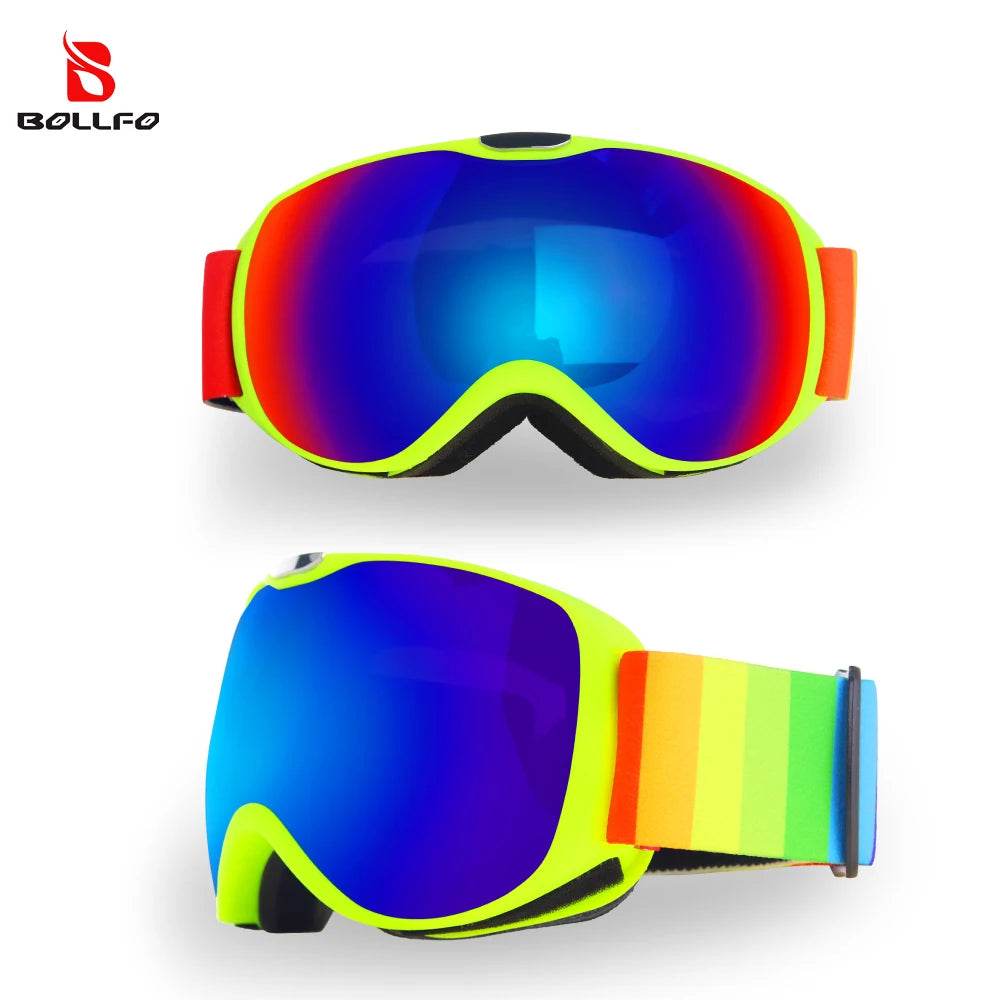 Premium Kids Ski Goggles Anti Fog UV400 For Ages 4 To 14 - ToylandEU