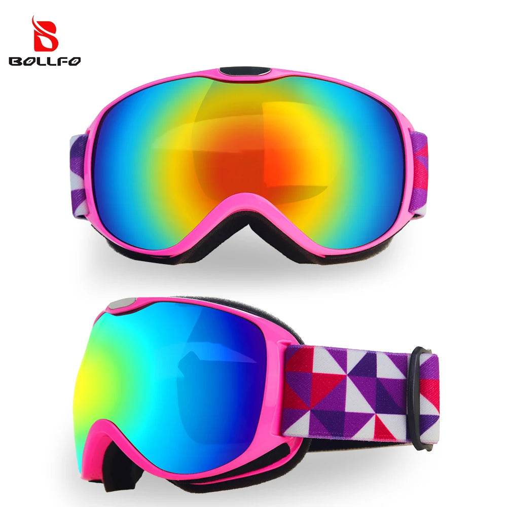 Premium Kids Ski Goggles Anti Fog UV400 For Ages 4 To 14 - ToylandEU