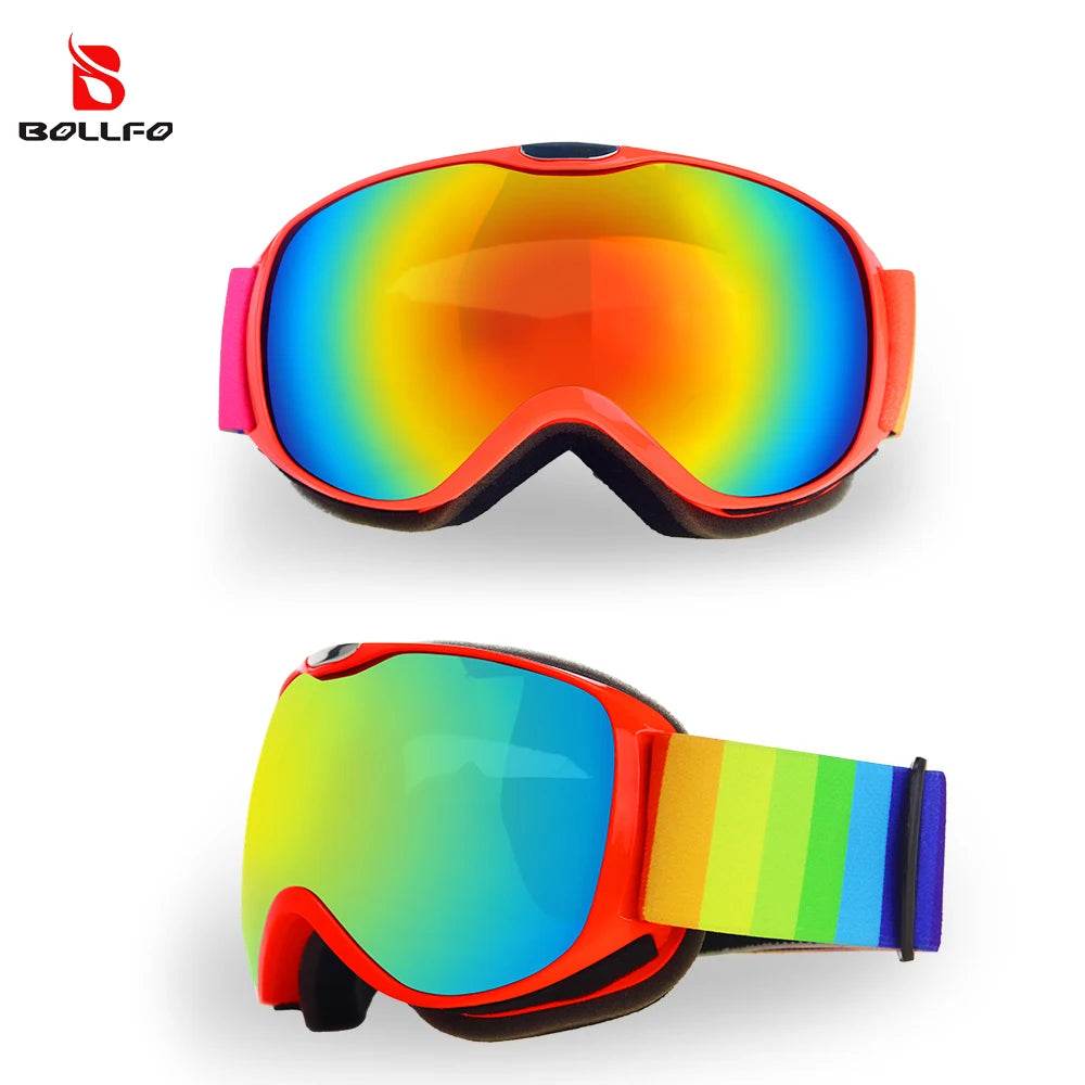 Premium Kids Ski Goggles Anti Fog UV400 For Ages 4 To 14 - ToylandEU