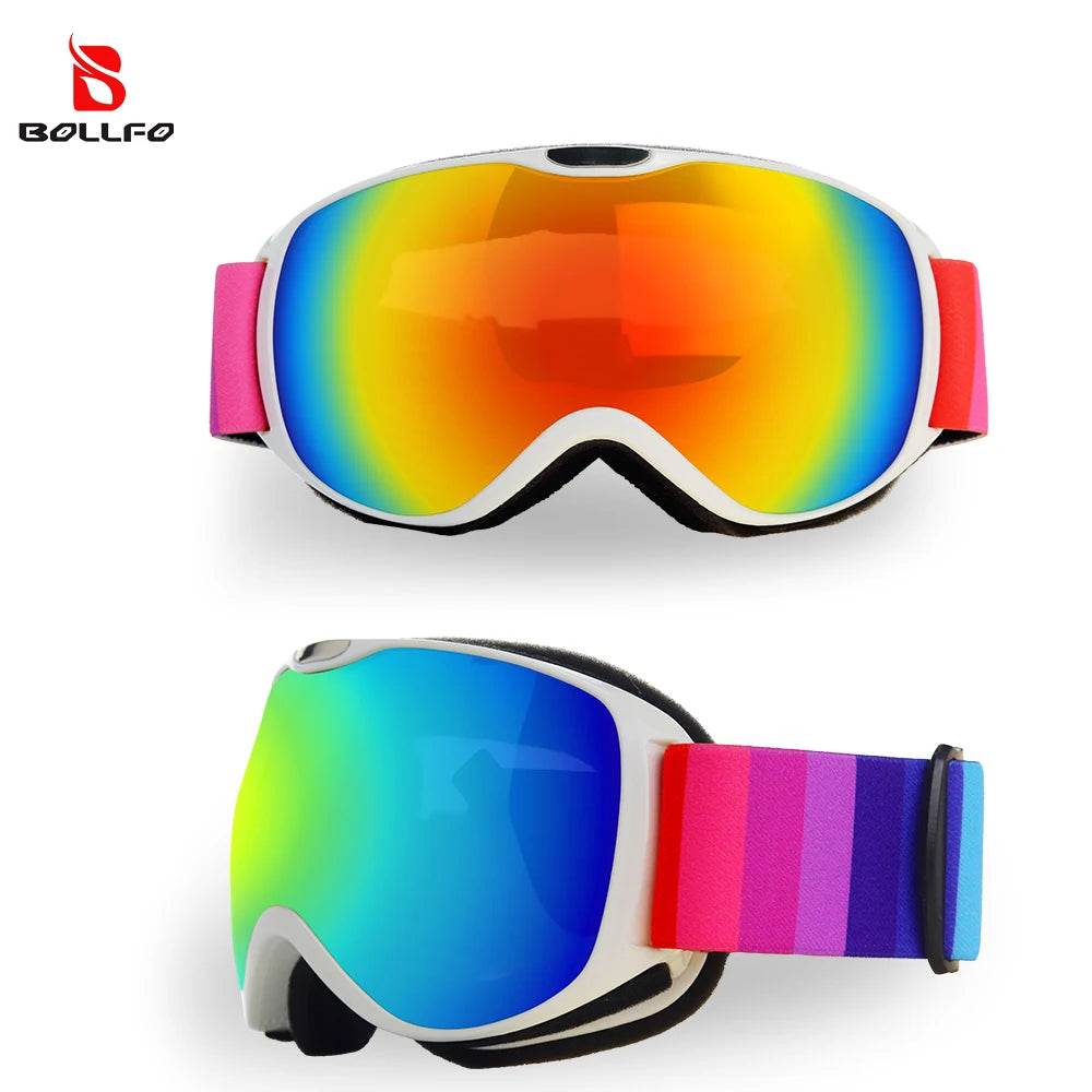 Premium Kids Ski Goggles Anti Fog UV400 For Ages 4 To 14 - ToylandEU