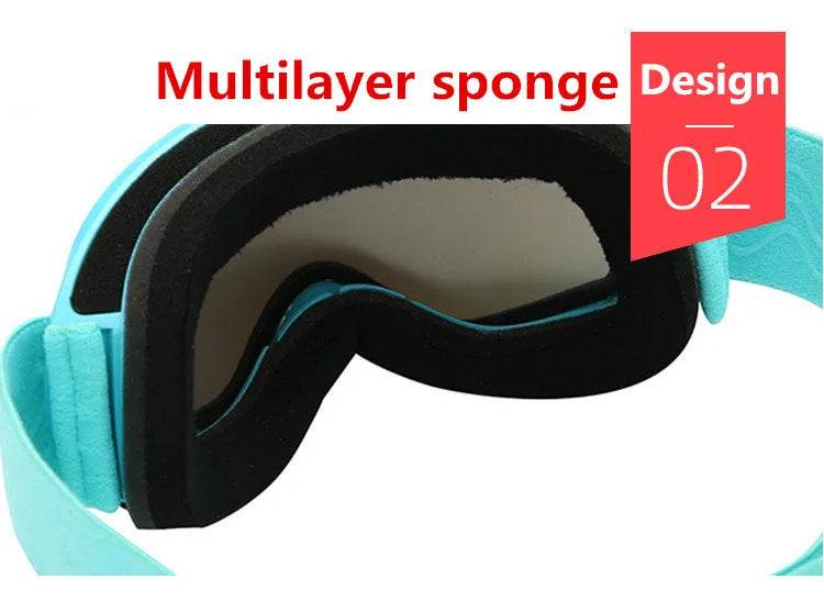 Premium Kids Ski Goggles Graced Lens Case Set For Children - ToylandEU